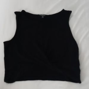Black crop top